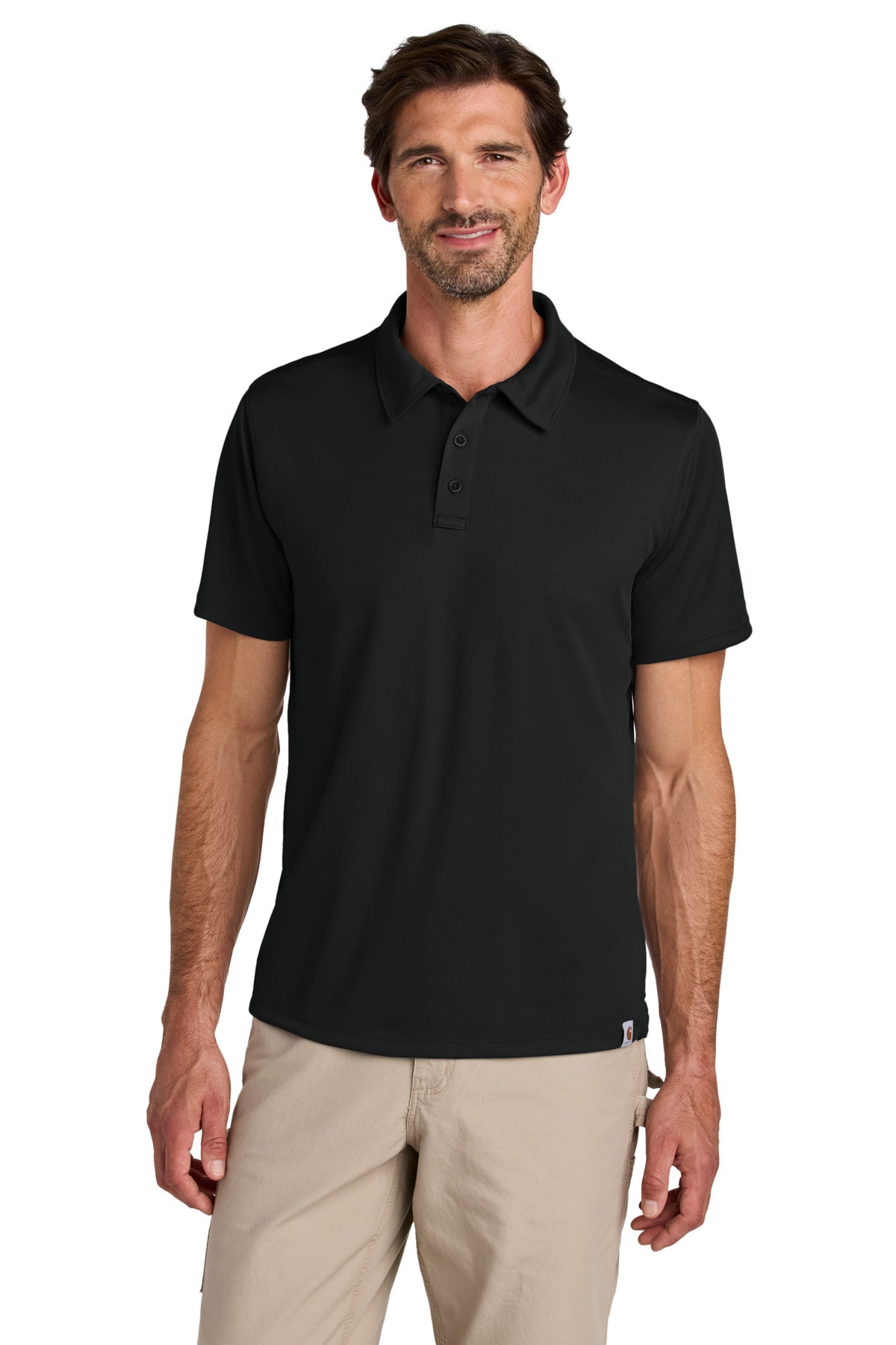 Carhartt Force Sun Defender Polo - Black - front