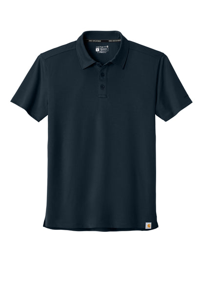 Carhartt Force Sun Defender Polo - Navy - flat front