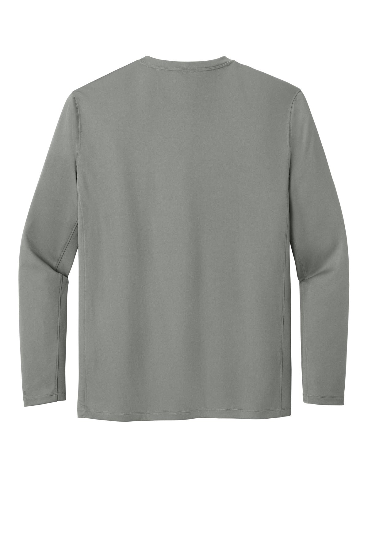 Carhartt Force Sun Defender Long Sleeve T-Shirt - Asphalt Grey - flat back