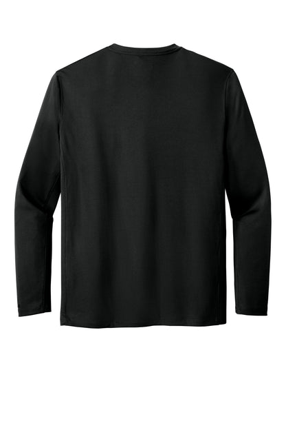 Carhartt Force Sun Defender Long Sleeve T-Shirt - Black - flat back