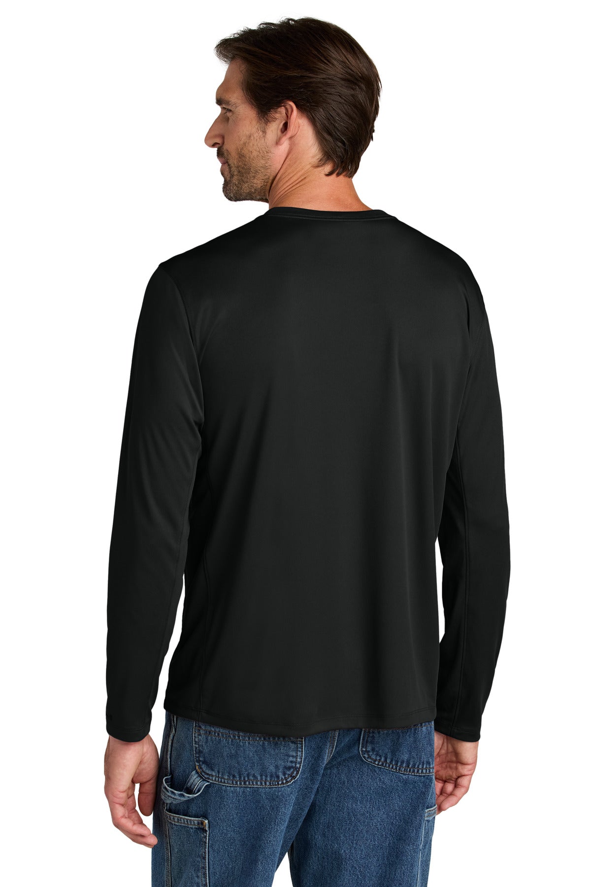 Carhartt Force Sun Defender Long Sleeve T-Shirt - Black - back