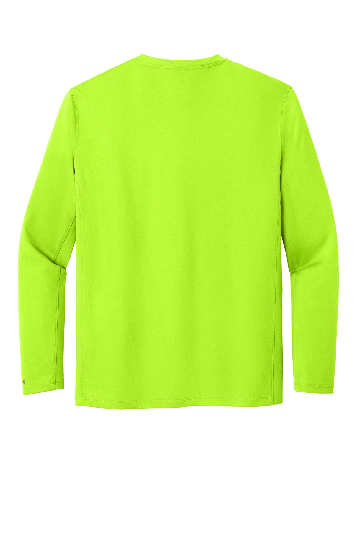 Carhartt Force Sun Defender Long Sleeve T-Shirt - Brite Lime - flat back