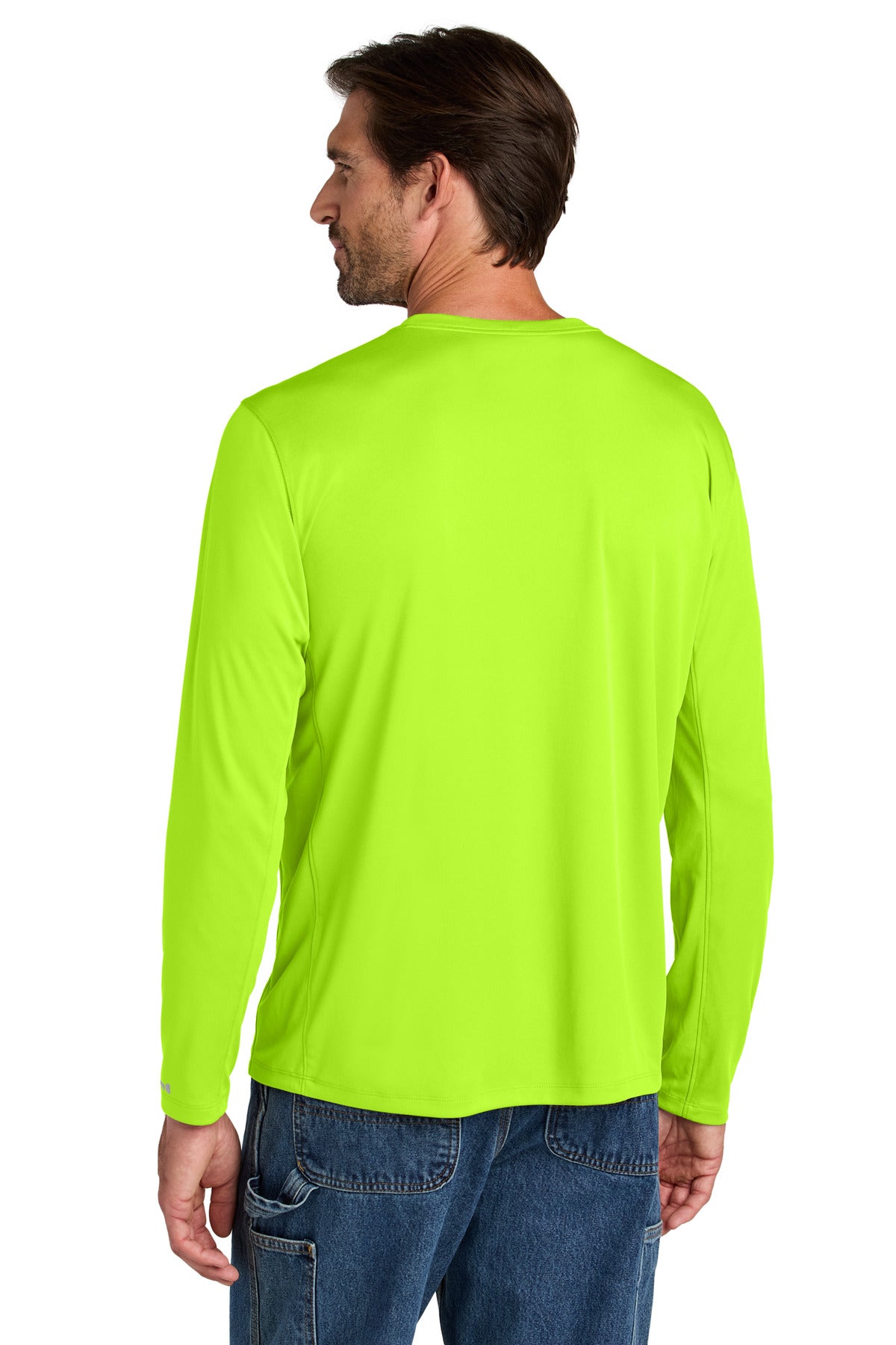 Carhartt Force Sun Defender Long Sleeve T-Shirt - Brite Lime - back