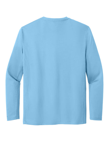 Carhartt Force Sun Defender Long Sleeve T-Shirt - Fresh Water Blue - flat back
