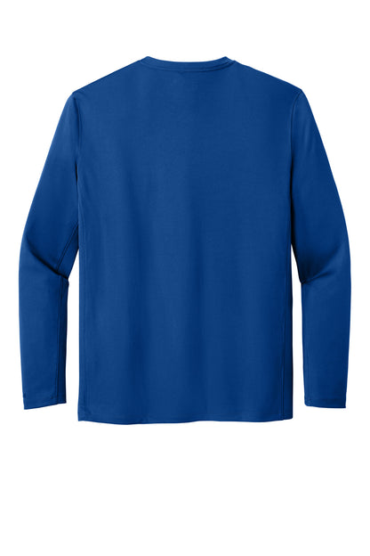Carhartt Force Sun Defender Long Sleeve T-Shirt - Royal Glass Blue - flat back