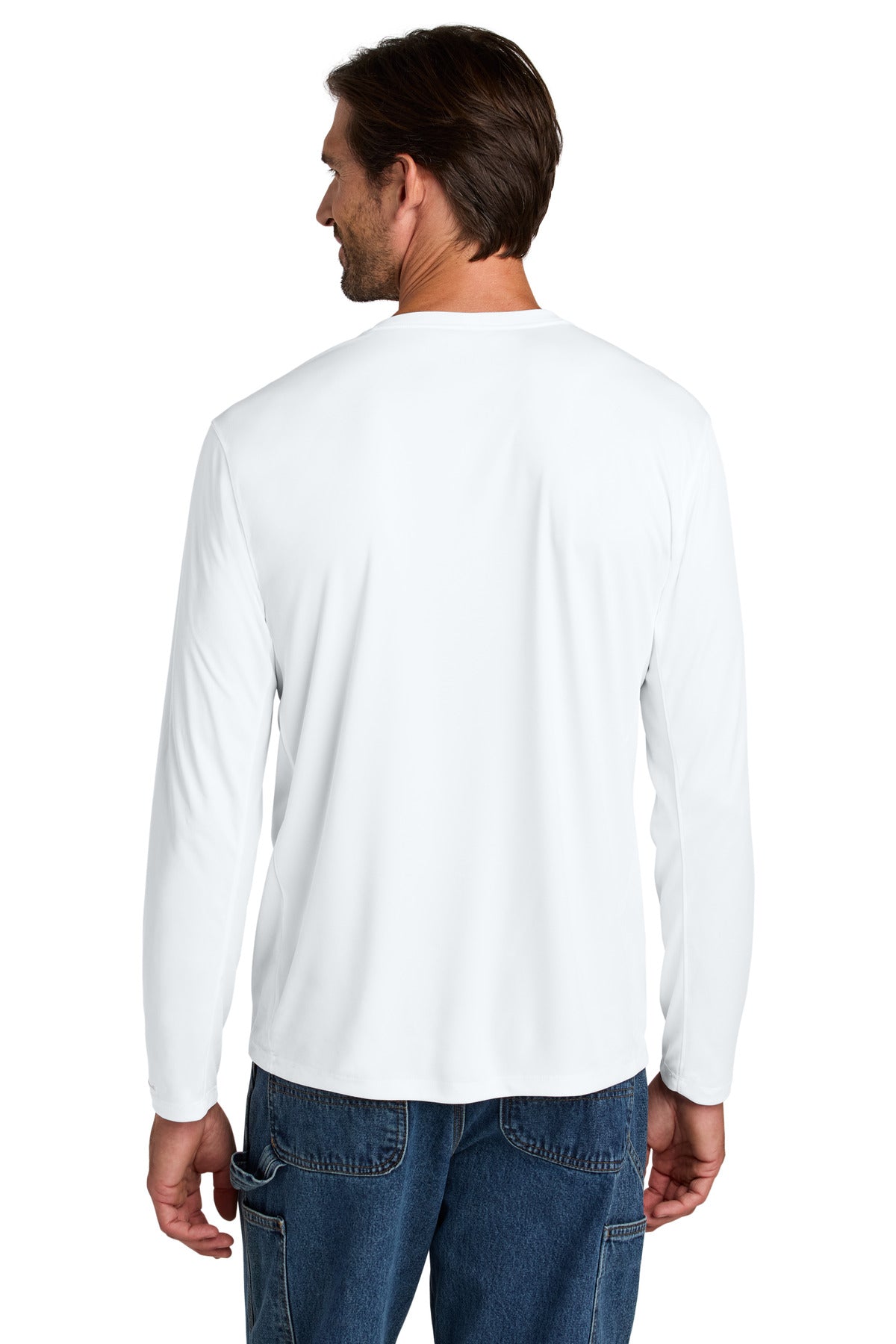 Carhartt Force Sun Defender Long Sleeve T-Shirt - White - back