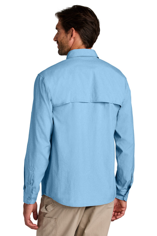 Carhartt Force Sun Defender Long Sleeve Shirt - Fresh Water Blue - back