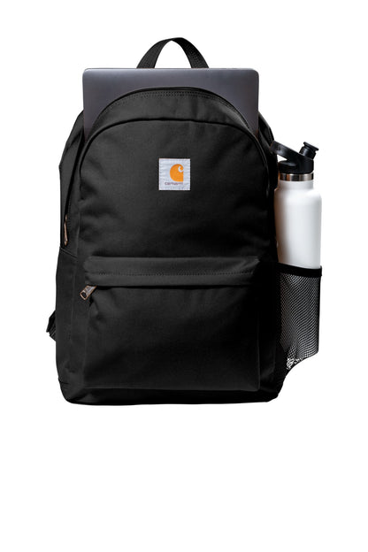 Carhartt Canvas Backpack - Black - flat front
