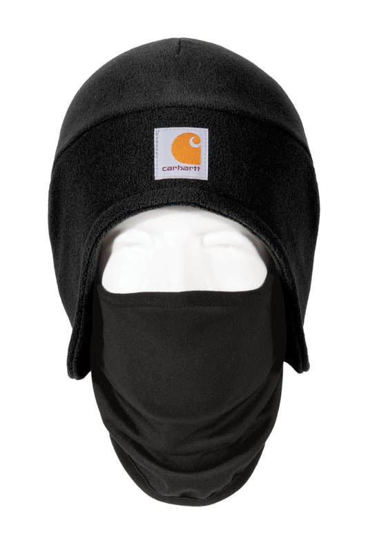 Carhartt Fleece 2-In-1 Headwear - Black - front