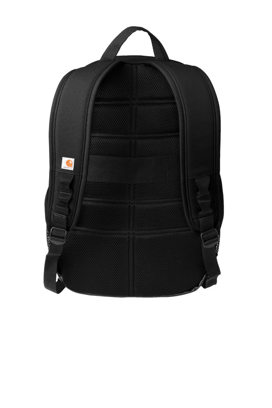 Carhartt 28L Foundry Series Dual-Compartment Backpack - Black - flat back