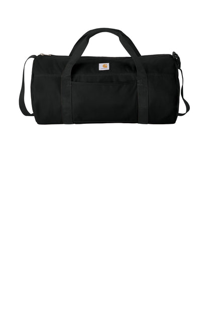 Carhartt Canvas Packable Duffel with Pouch - Black - front