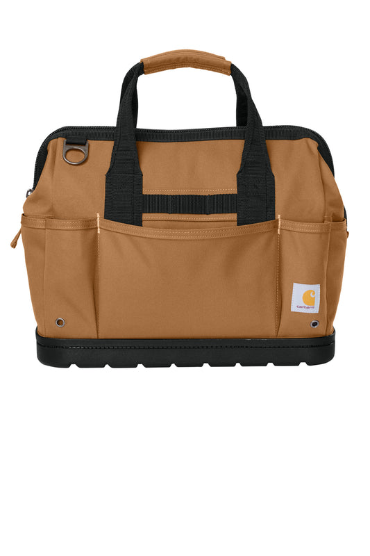 Carhartt 16-Inch Molded Base Heavyweight Tool Bag - Carhartt Brown - front