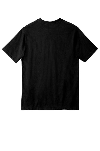 Carhartt Tall Workwear Pocket Short Sleeve T-Shirt - Black - flat back