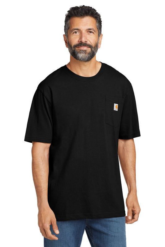 Carhartt Tall Workwear Pocket Short Sleeve T-Shirt - Black - front