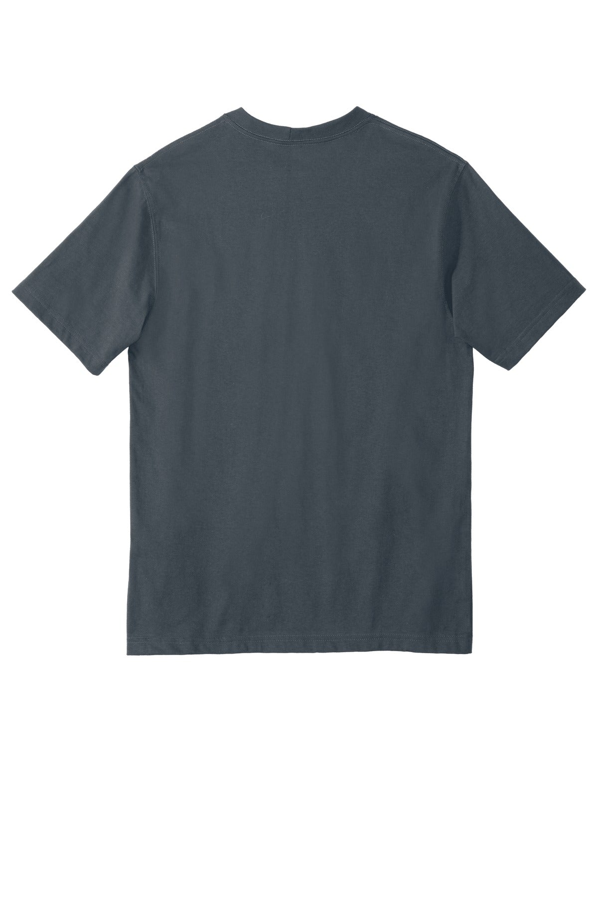 Carhartt Tall Workwear Pocket Short Sleeve T-Shirt - Bluestone - flat back