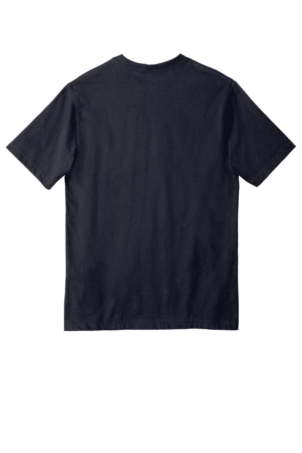 Carhartt Tall Workwear Pocket Short Sleeve T-Shirt - Navy - flat back