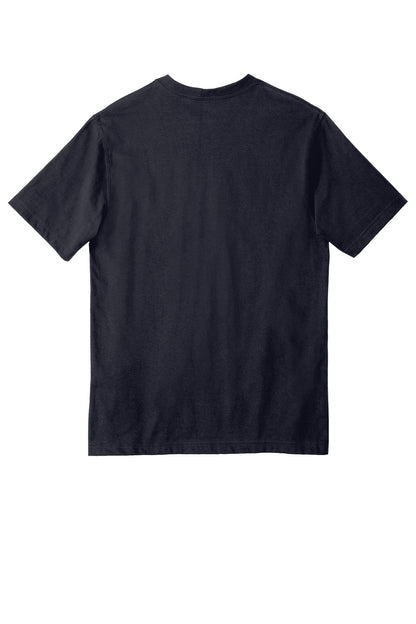 Carhartt Tall Workwear Pocket Short Sleeve T-Shirt - Navy - flat back