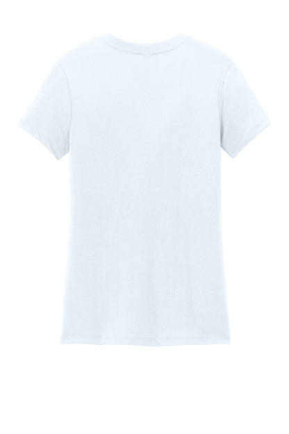 District Women's Perfect Weight Tee - Bright White - flat back
