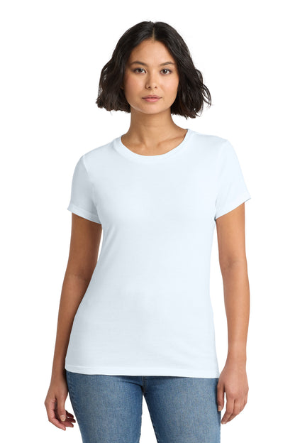 District Women's Perfect Weight Tee - Bright White - front