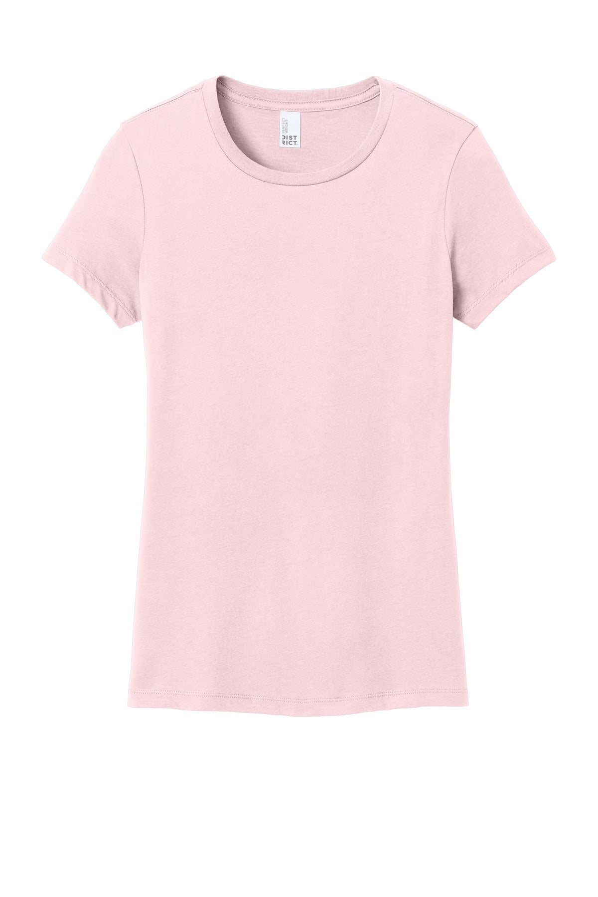 District Women's Perfect Weight Tee - Carnation Pink - flat front