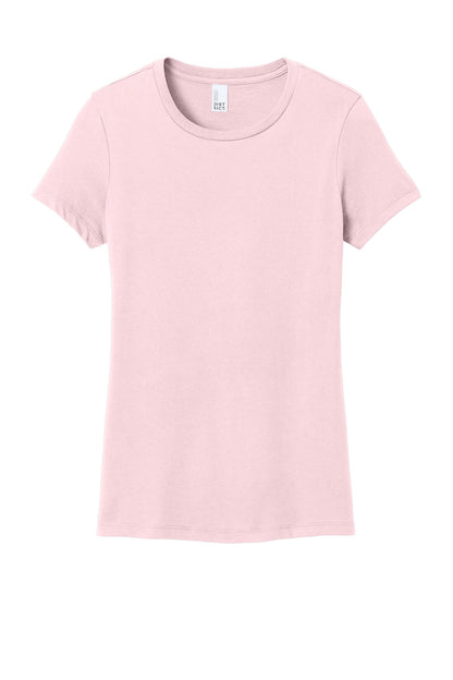 District Women's Perfect Weight Tee - Carnation Pink - flat front