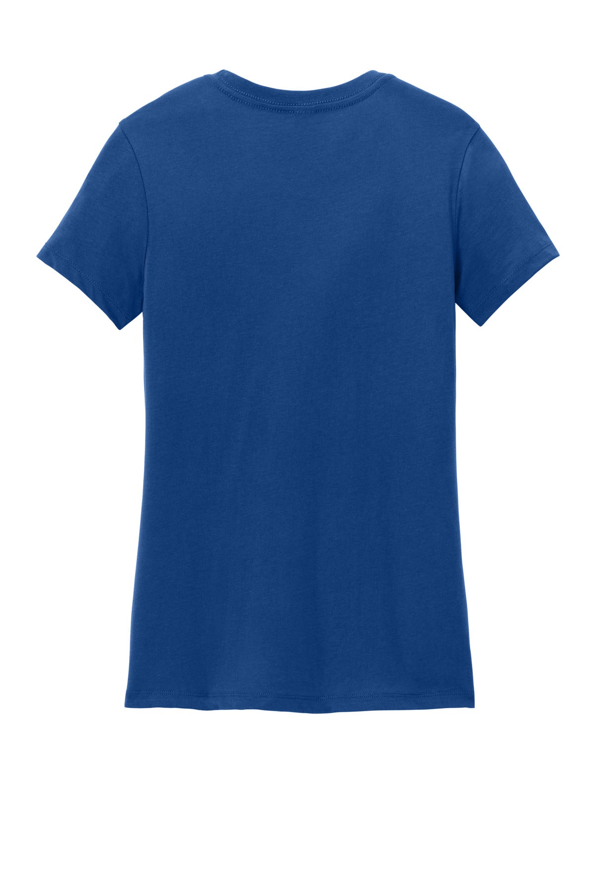 District Women's Perfect Weight Tee - Deep Royal - flat back
