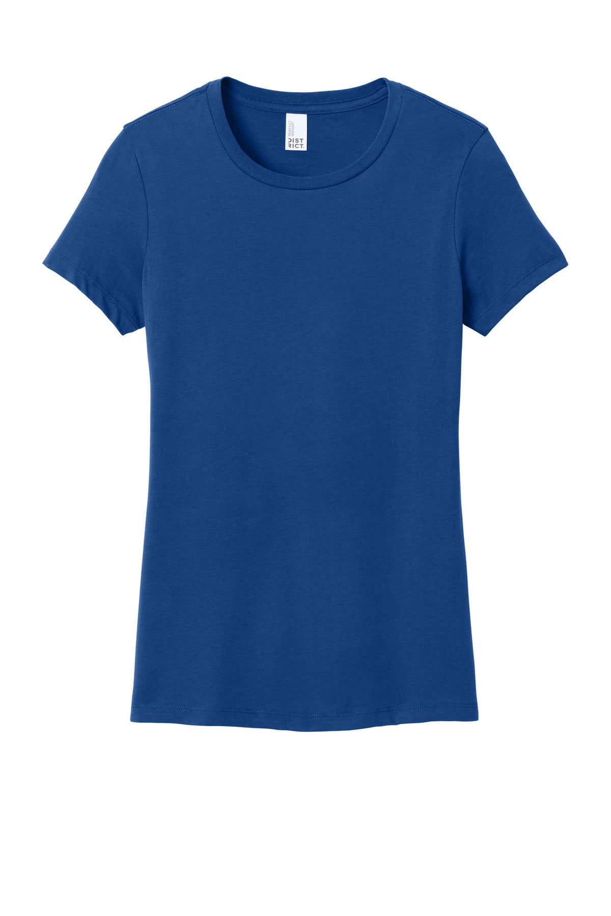 District Women's Perfect Weight Tee - Deep Royal - flat front