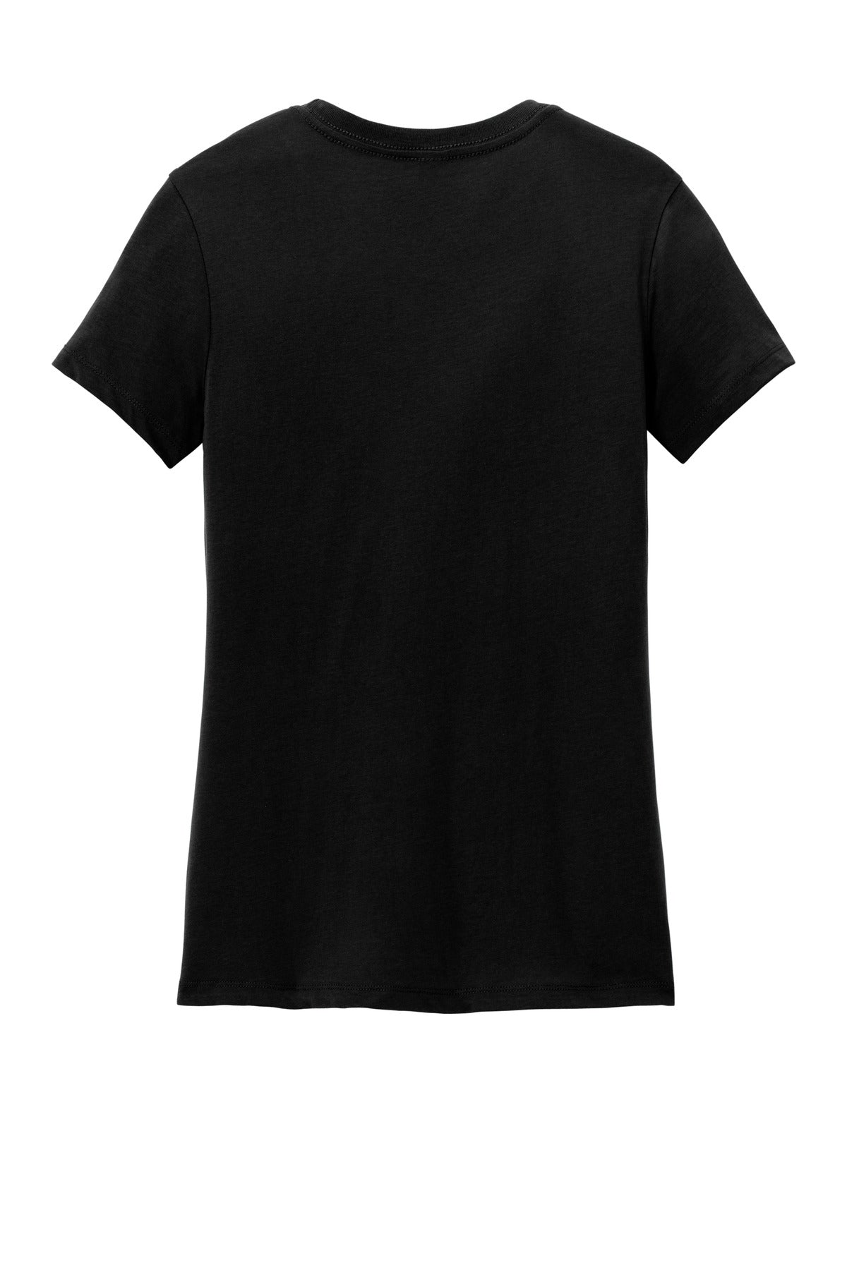 District Women's Perfect Weight Tee - Jet Black - flat back