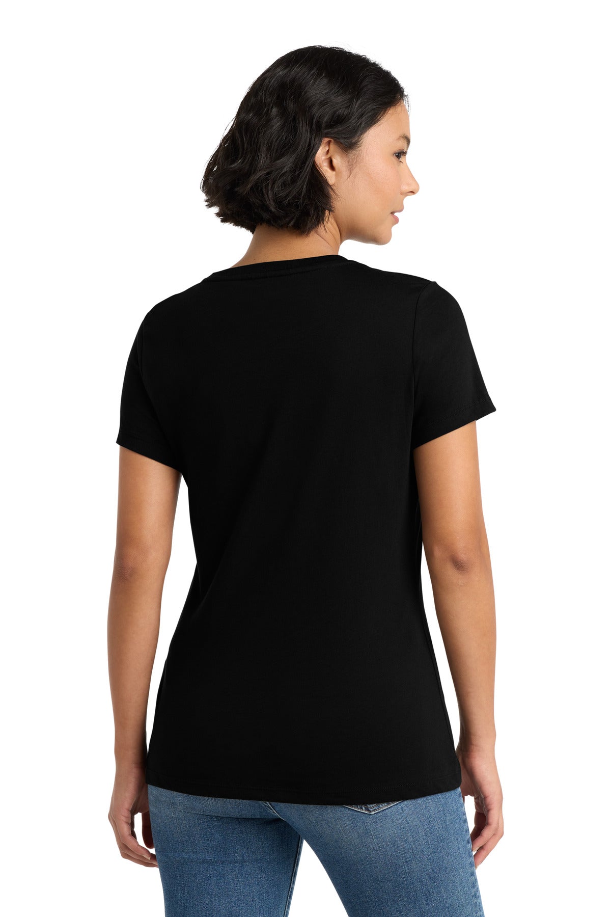 District Women's Perfect Weight Tee - Jet Black - back
