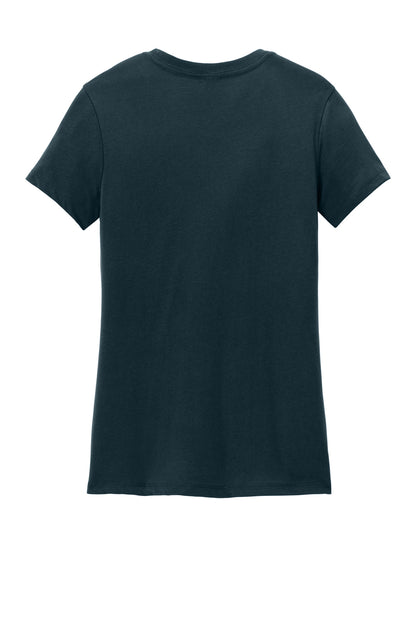 District Women's Perfect Weight Tee - New Navy - flat back