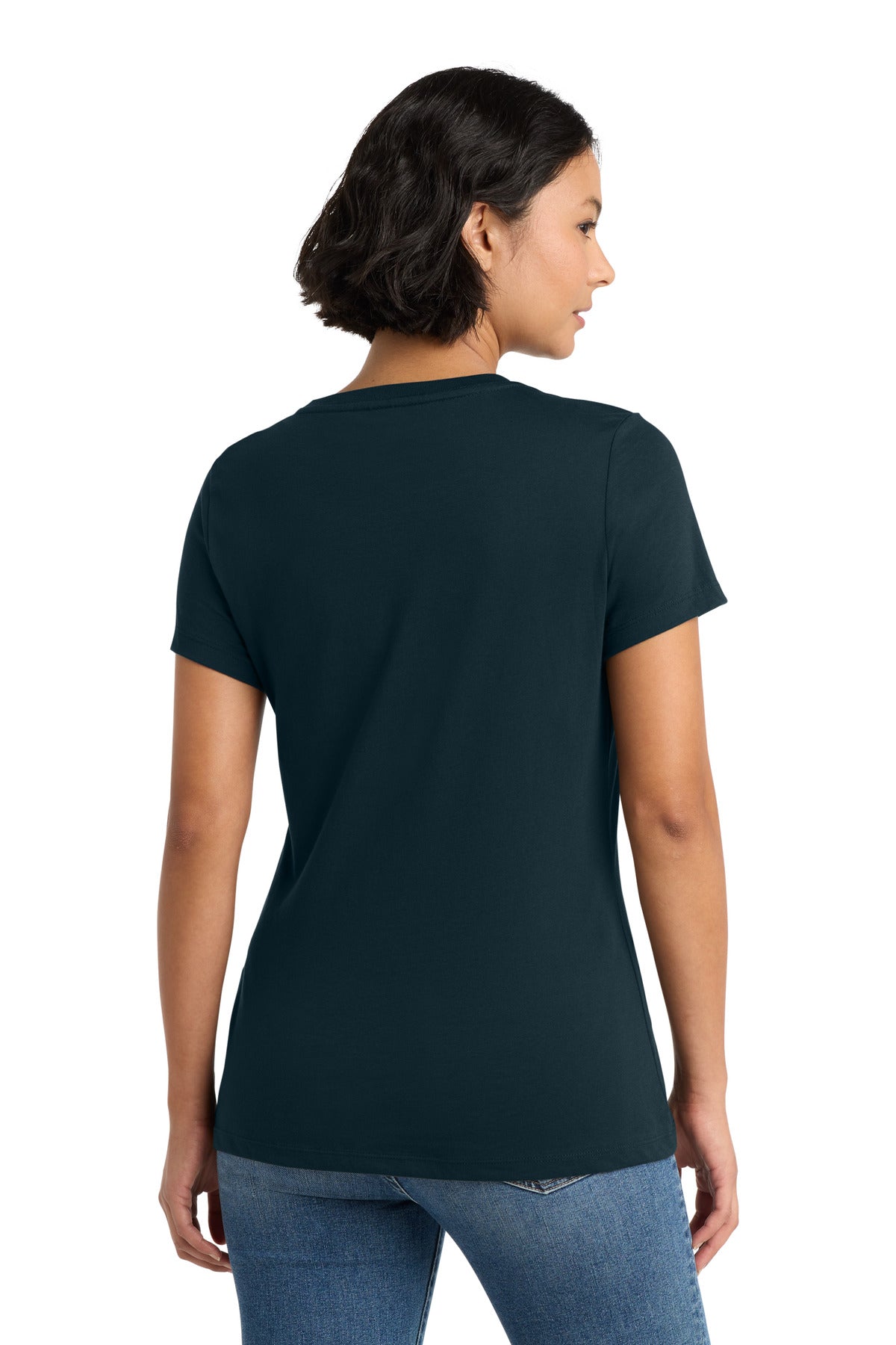 District Women's Perfect Weight Tee - New Navy - back