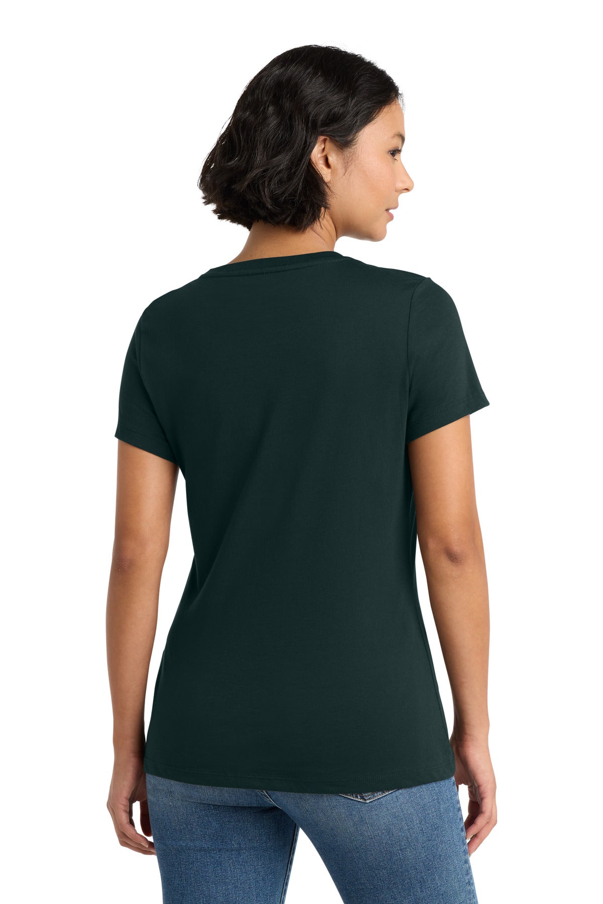 District Women's Perfect Weight Tee - Rainforest - back