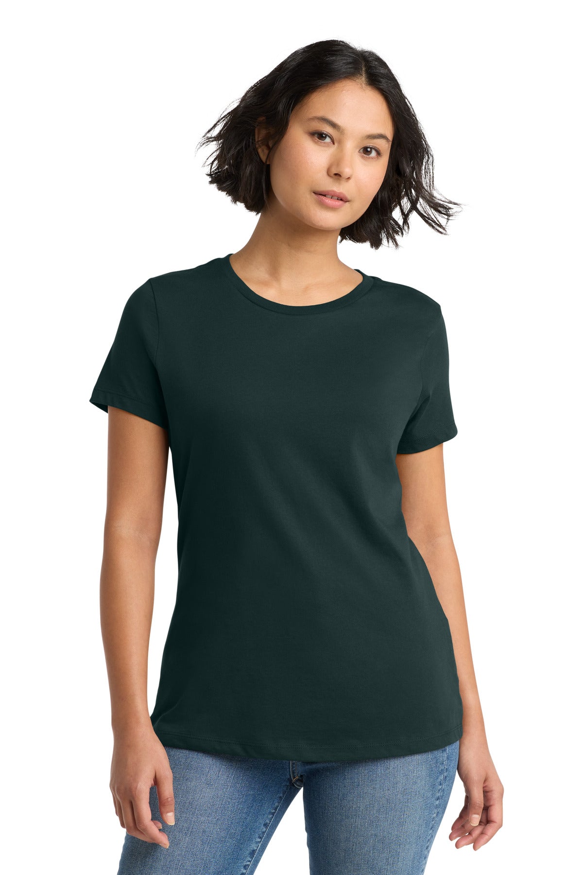 District Women's Perfect Weight Tee - Rainforest - front
