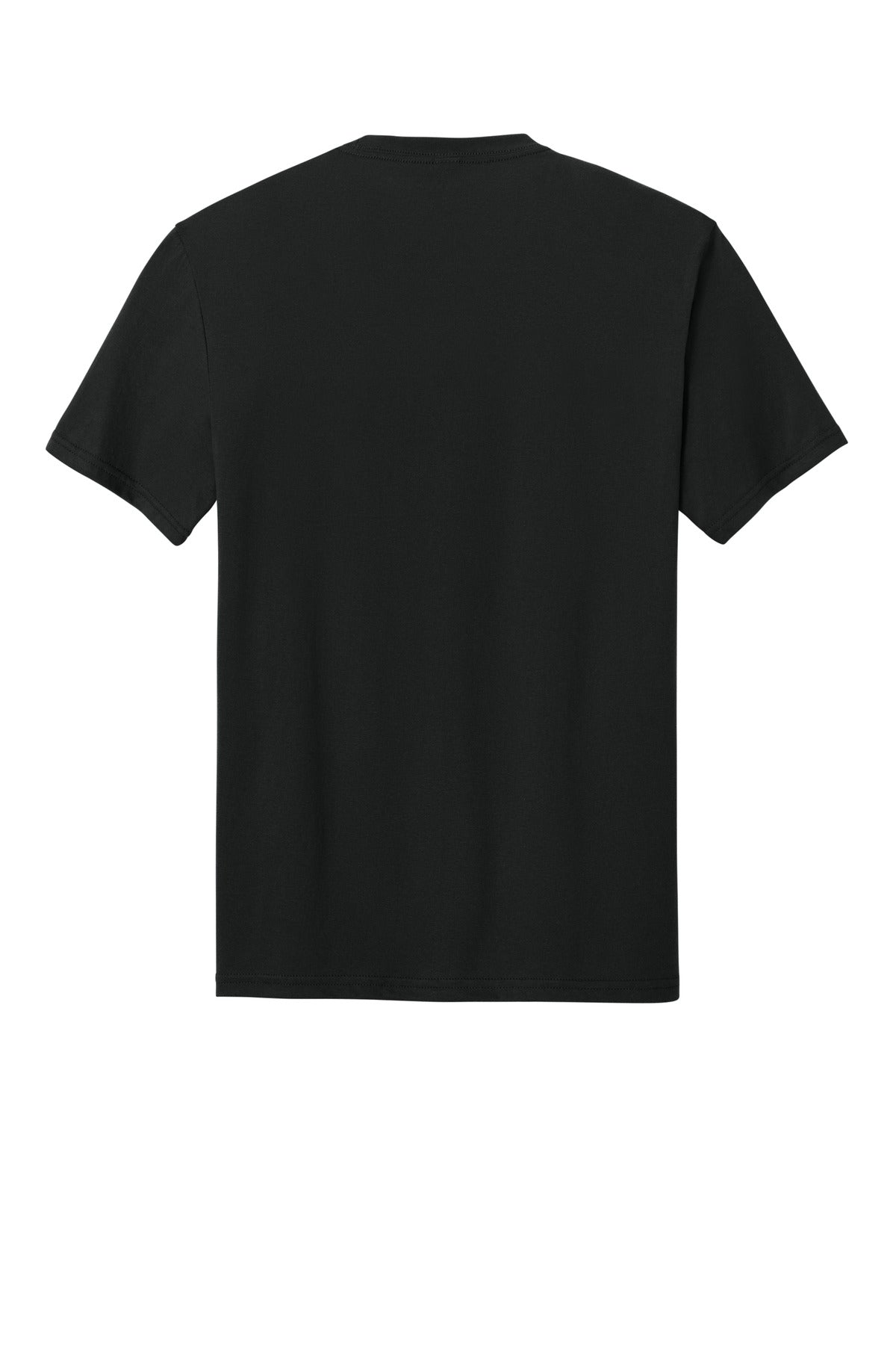 District Perfect Blend CVC Tee - Black - flat back
