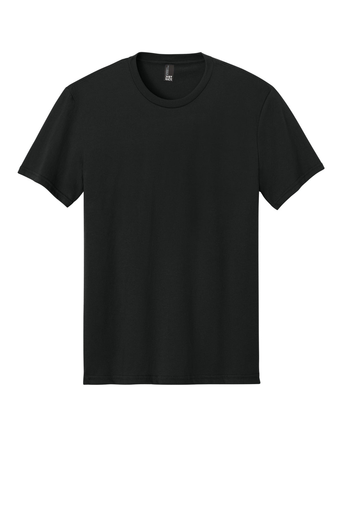 District Perfect Blend CVC Tee - Black - flat front