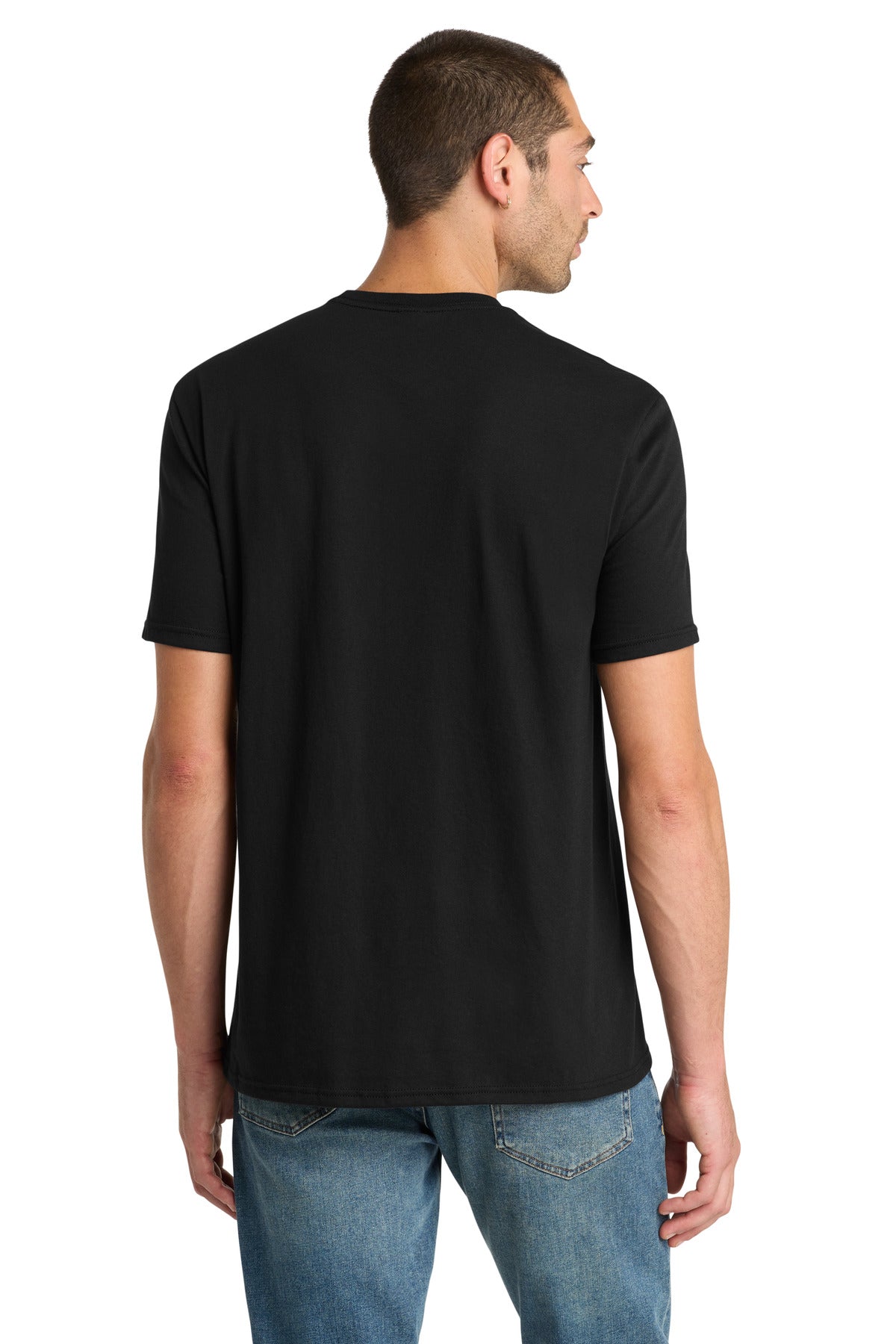 District Perfect Blend CVC Tee - Black - back