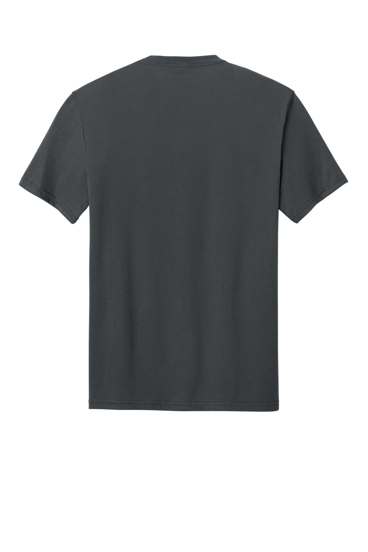 District Perfect Blend CVC Tee - Charcoal - flat back