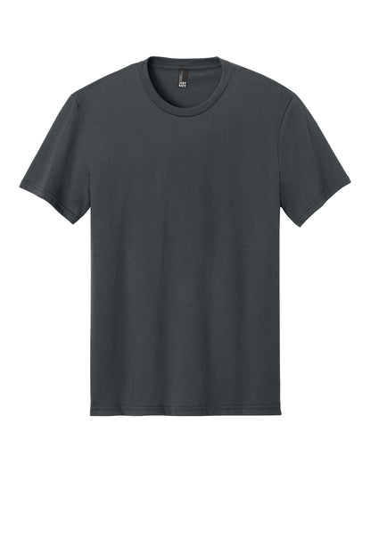 District Perfect Blend CVC Tee - Charcoal - flat front