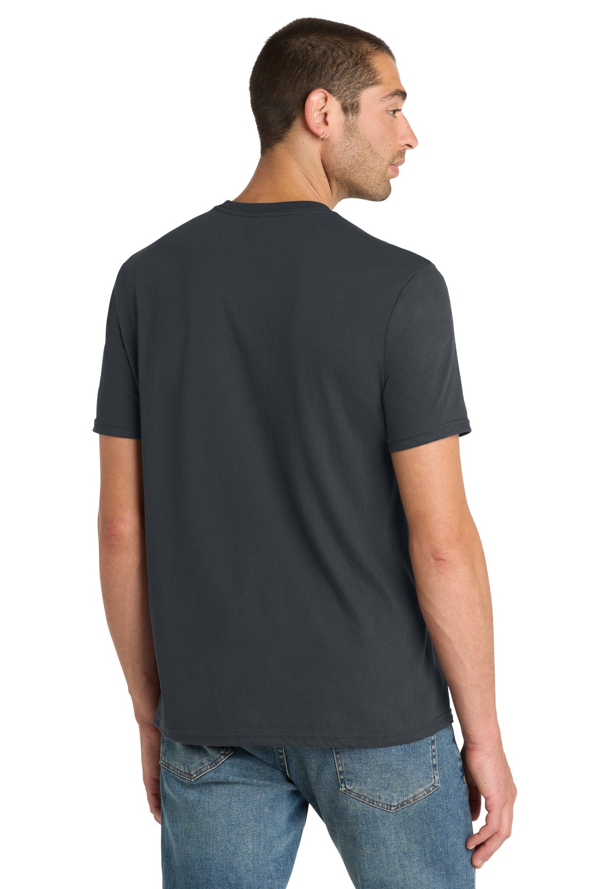 District Perfect Blend CVC Tee - Charcoal - back