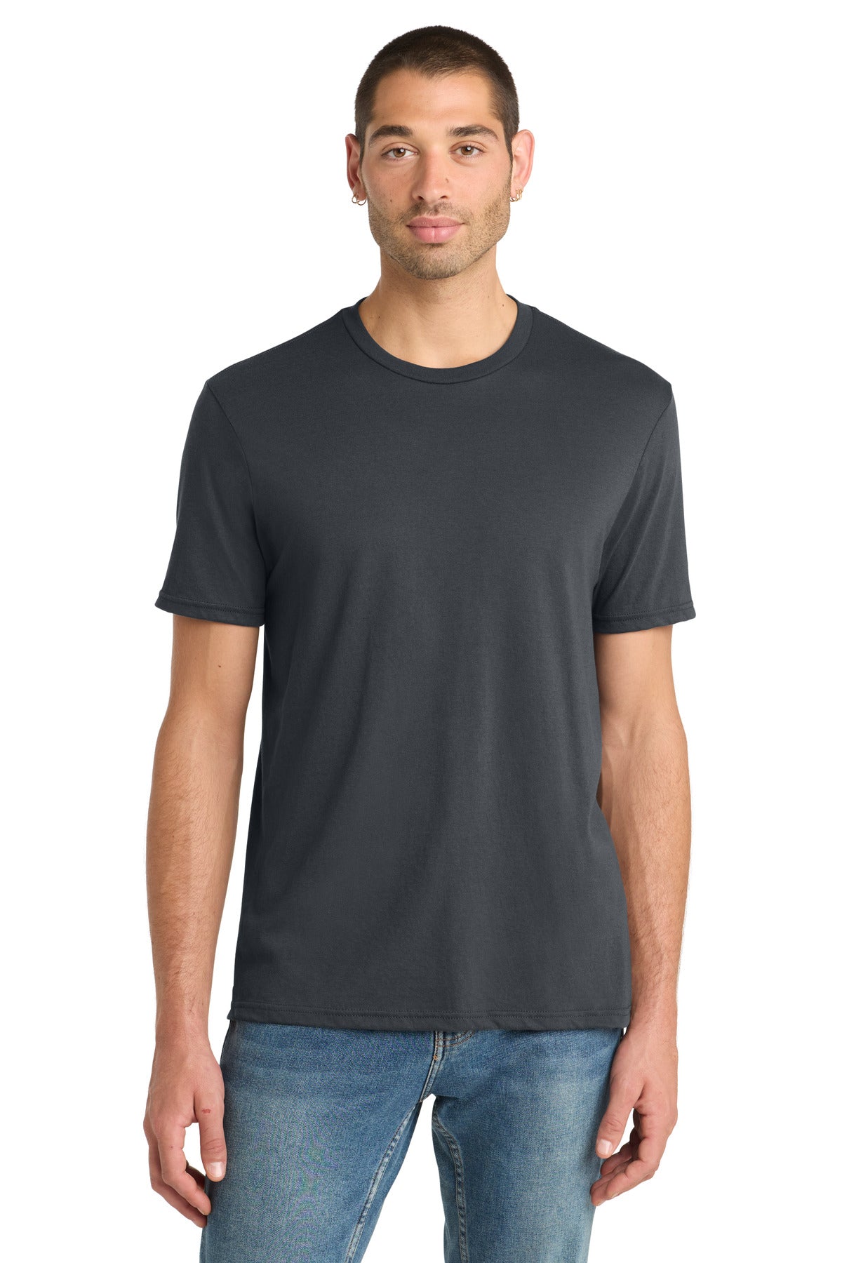 District Perfect Blend CVC Tee - Charcoal - front