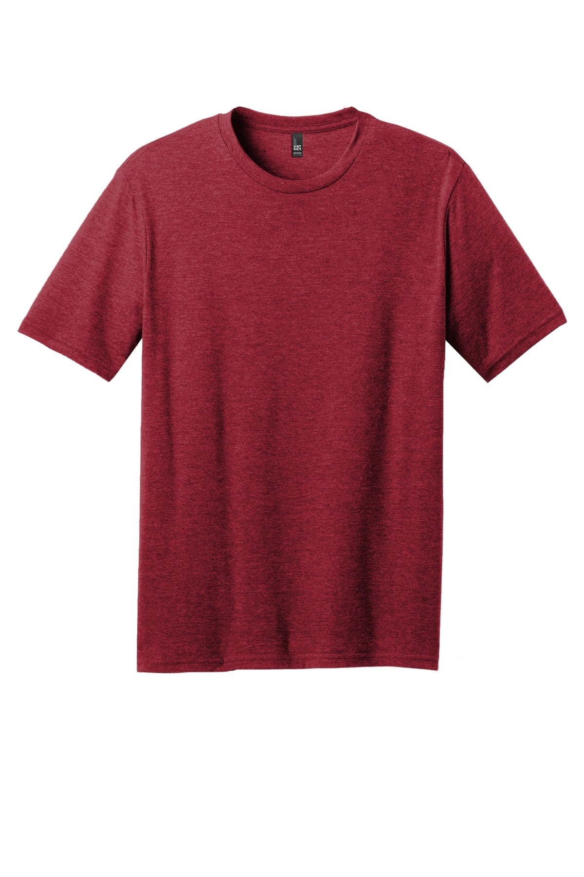 District Perfect Blend CVC Tee - Red Fleck - flat front