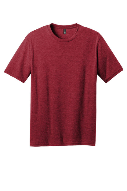 District Perfect Blend CVC Tee - Red Fleck - flat front