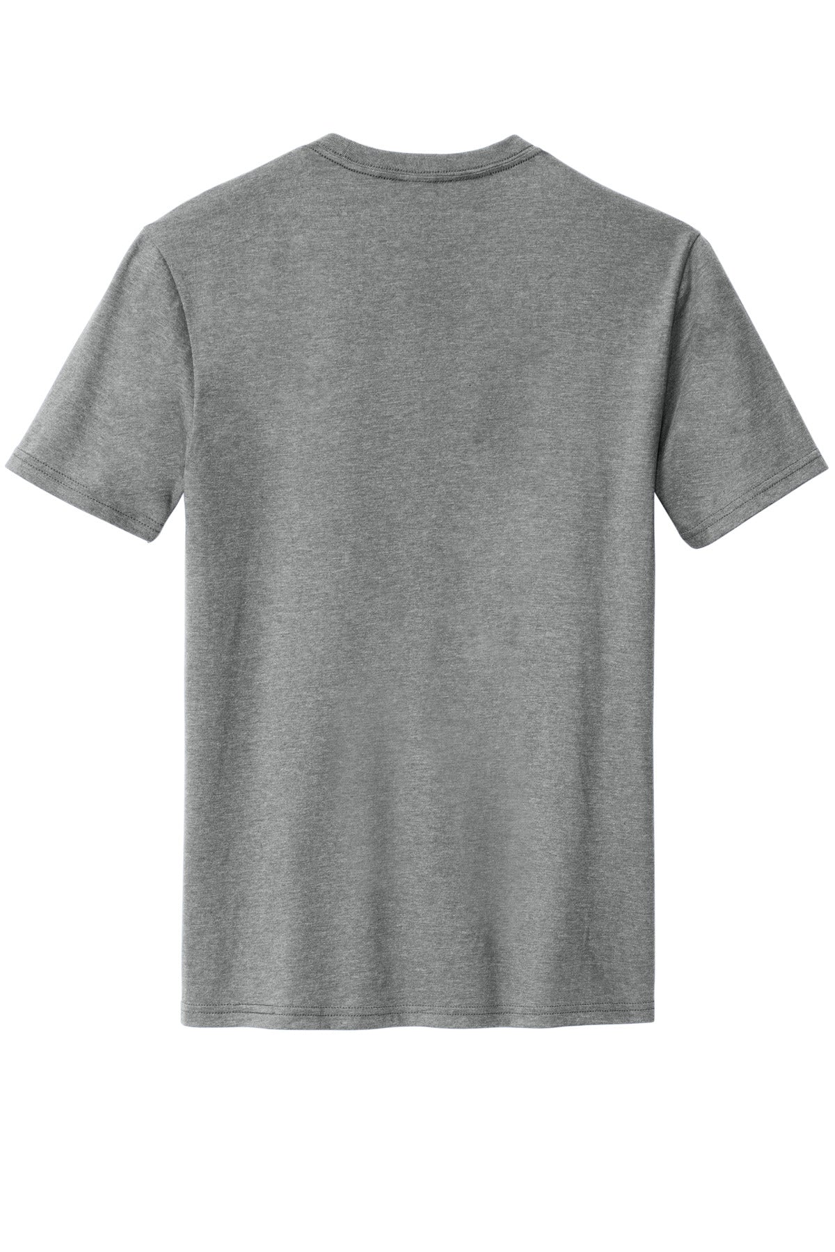 District Perfect Blend CVC Tee - Grey Frost - flat back