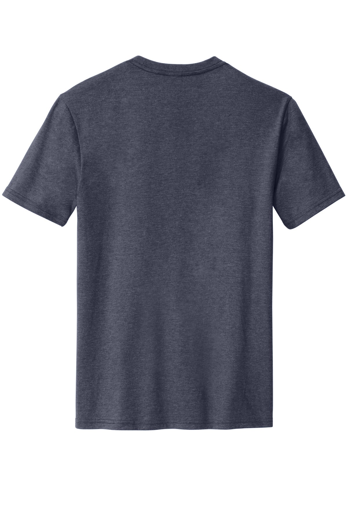 District Perfect Blend CVC Tee - Heathered Navy - flat back