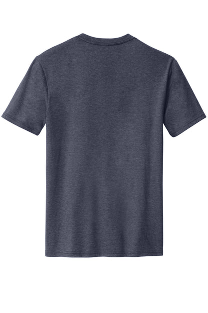 District Perfect Blend CVC Tee - Heathered Navy - flat back