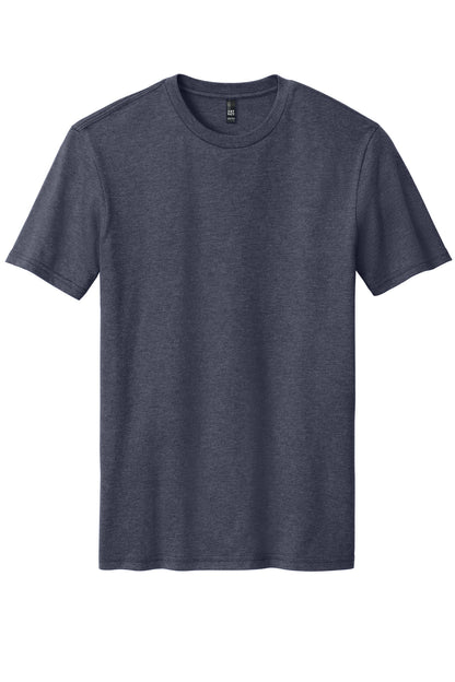 District Perfect Blend CVC Tee - Heathered Navy - flat front