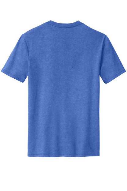 District Perfect Blend CVC Tee - Royal Frost - flat back