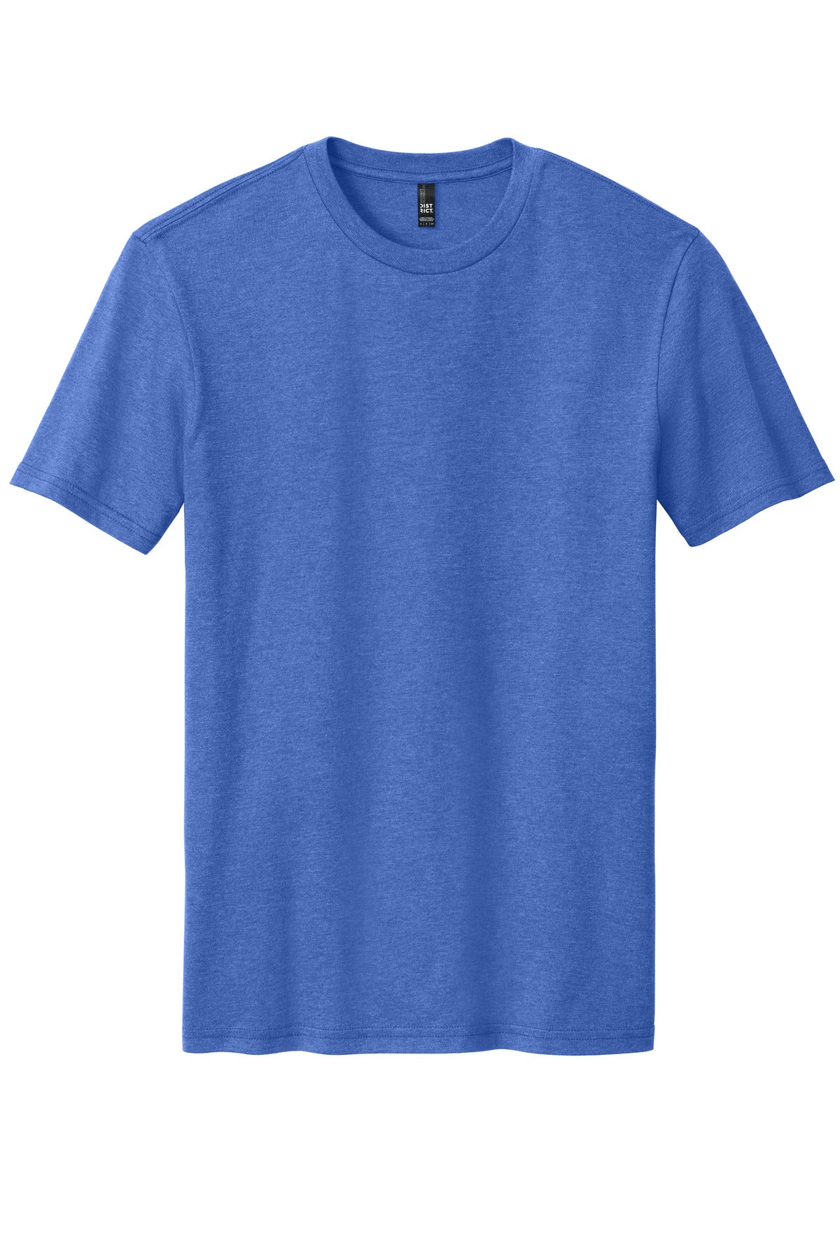 District Perfect Blend CVC Tee - Royal Frost - flat front
