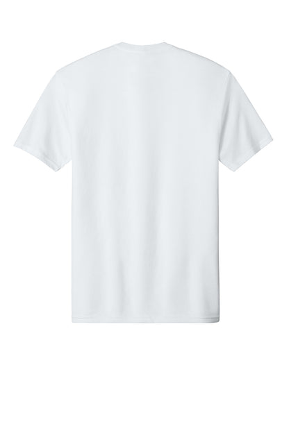 District Perfect Blend CVC Tee - White - flat back