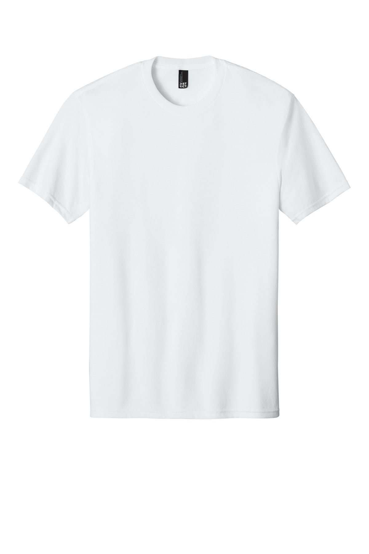 District Perfect Blend CVC Tee - White - flat front